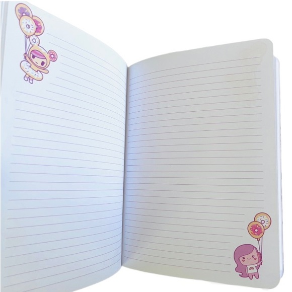 Tokidoki x iHasCupquake Notebook Cute Pastel Lined Journal Notebook NEW - Picture 4 of 4